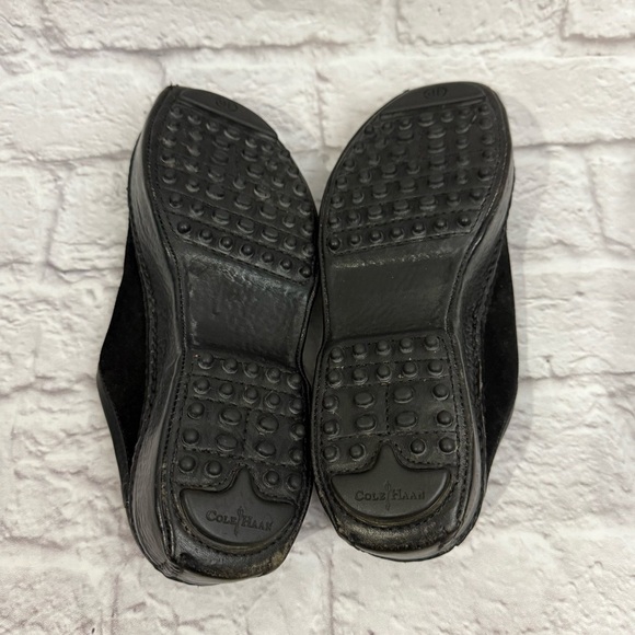 Vintage Cole Haan Country Platform Mule Clogs Womens 6.5 B  Suede Slip On Shoes - Picture 6 of 7